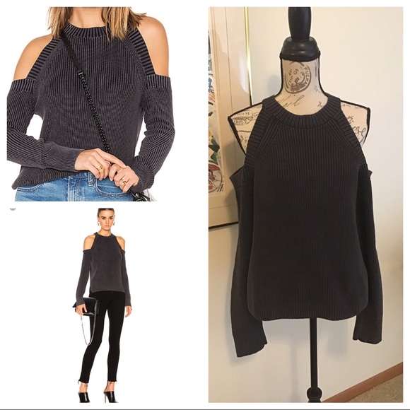 rag & bone Sweaters - Rag and Bone Dana Cold Shoulder Sweater